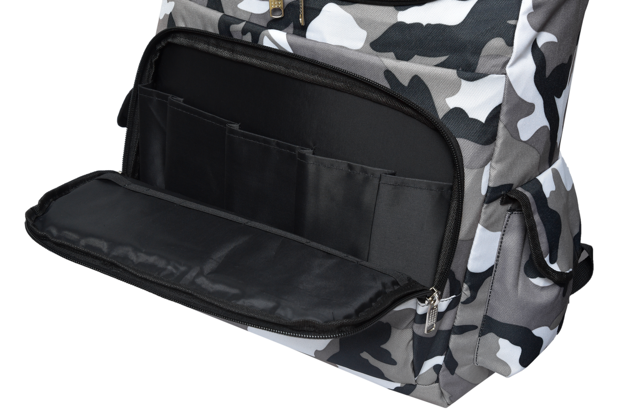MOCHILA MOREVILE BARBER CAMUFLAJE GRIS