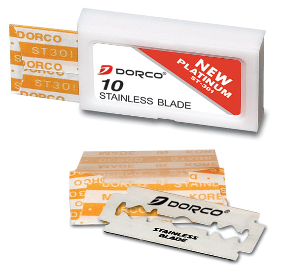 DORCO DOUBLE EDGE RAZOR BLADE 100PK (RED)