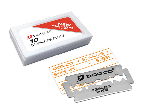 DORCO DOUBLE EDGE RAZOR BLADE 100PK (RED)