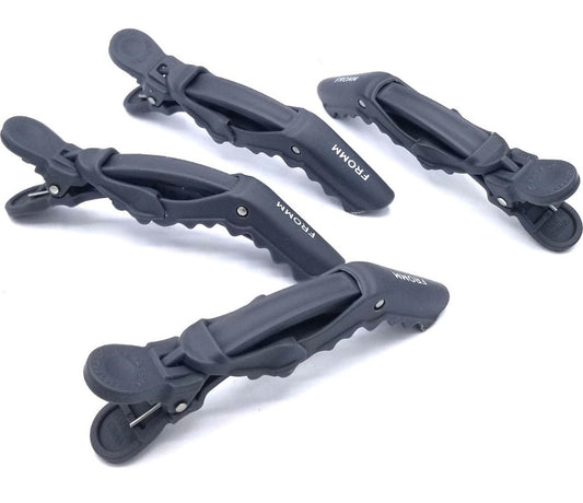 FROMM SOFT MATTE GATOR CLIPS BLACK 4-PACK