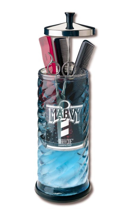 MARVY DISINFECTANT JAR #8 HEAVY GLASS 48 OZ
