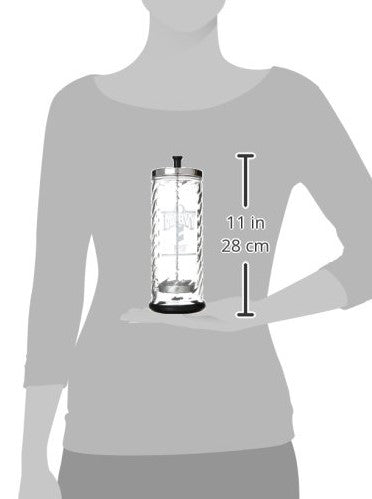 MARVY DISINFECTANT JAR #8 HEAVY GLASS 48 OZ