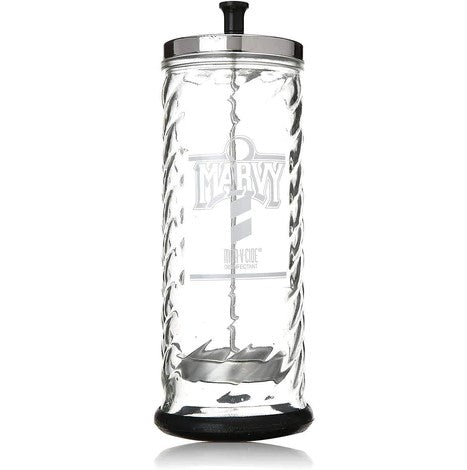 MARVY DISINFECTANT JAR #8 HEAVY GLASS 48 OZ