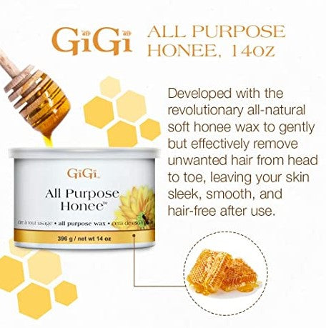 GIGI ALL PURPOSE HONEE (SOFT WAX) 14 OZ