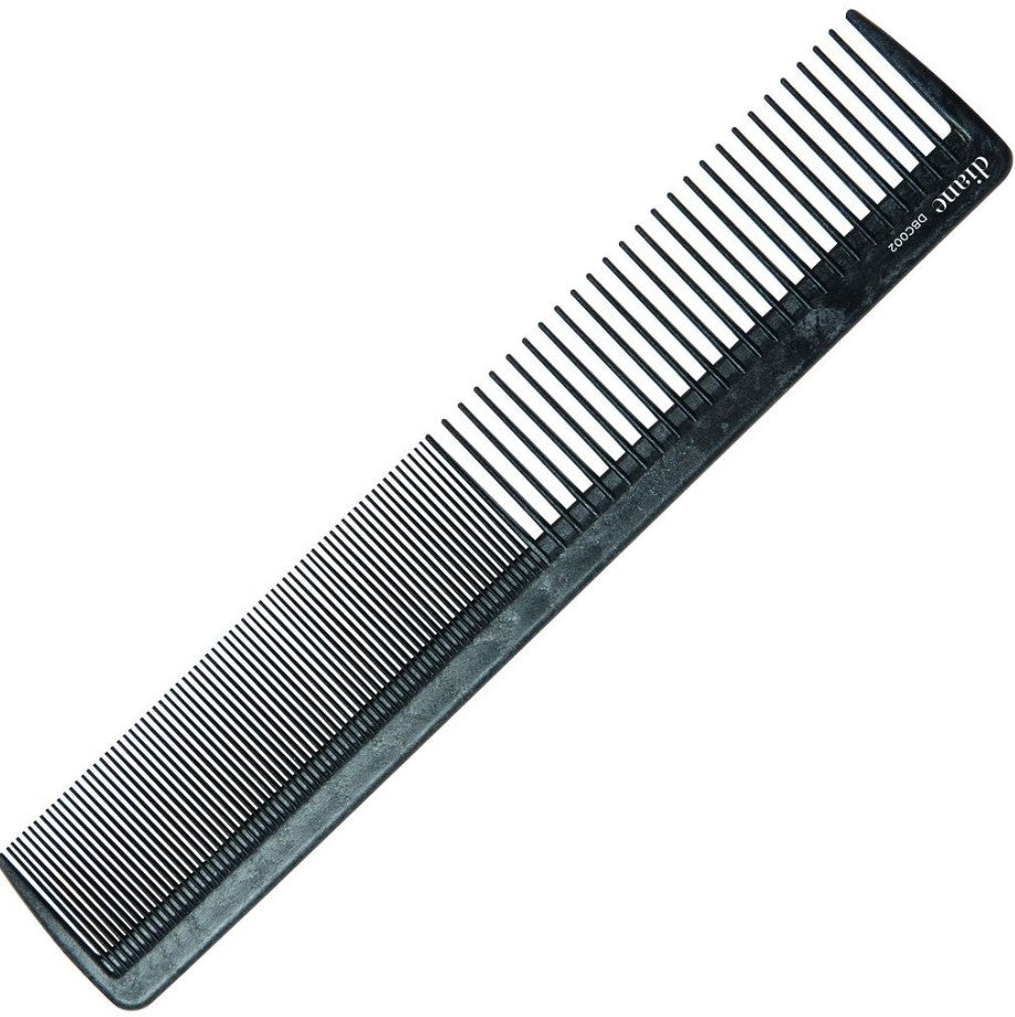Peine para lavabo de silicona Diane, color negro, n.º 8,5, DBC002