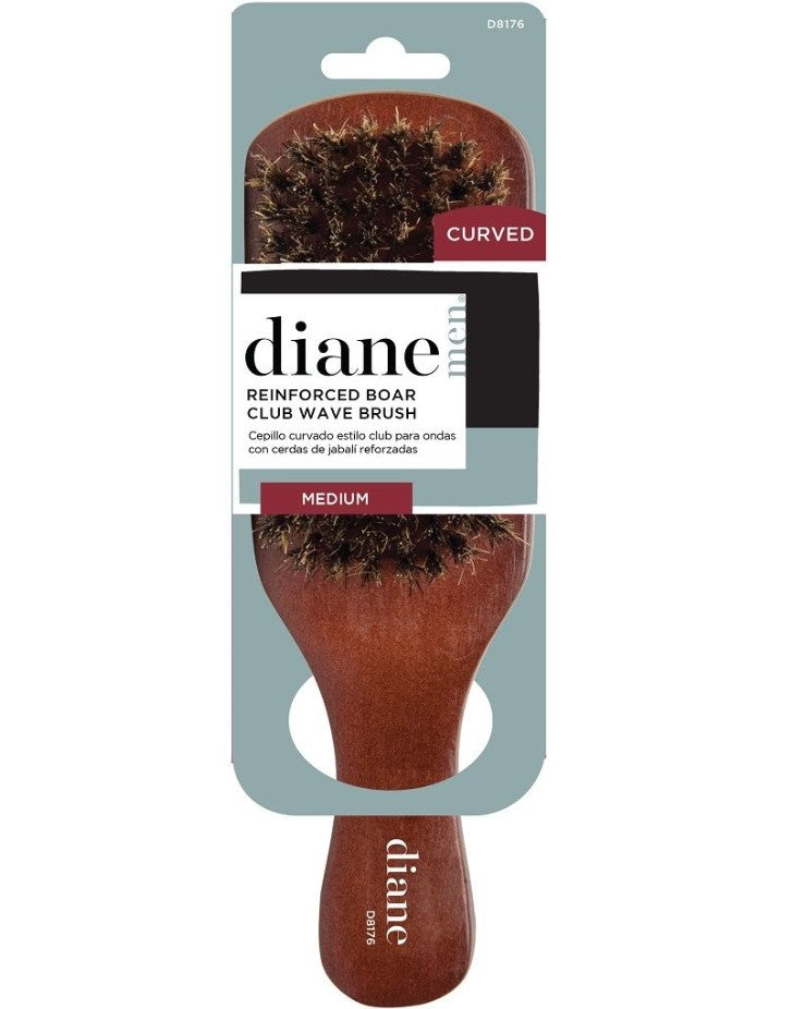 CEPILLO CURVO MEDIANO DIANE CLUB MANGO PEQUEÑO D8176