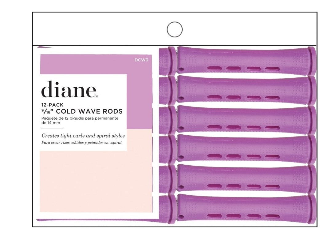 DIANE COLD WAVE RODS ORCHID 9/16 12 PK