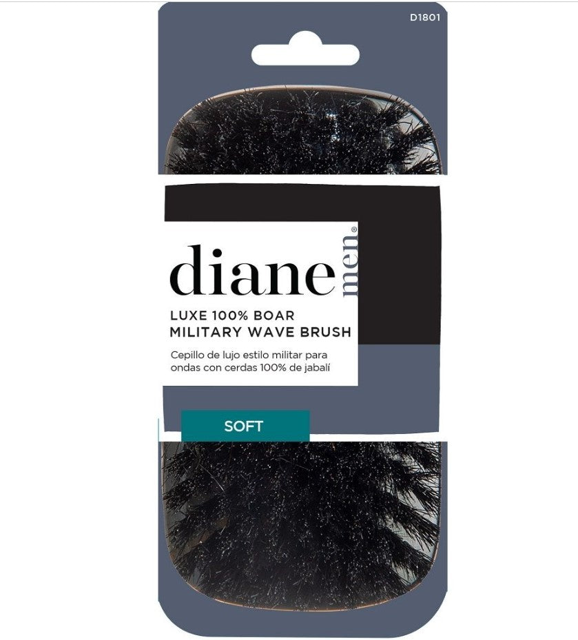 DIANE MILITARY SOFT LUXE BOAR BRUSH
