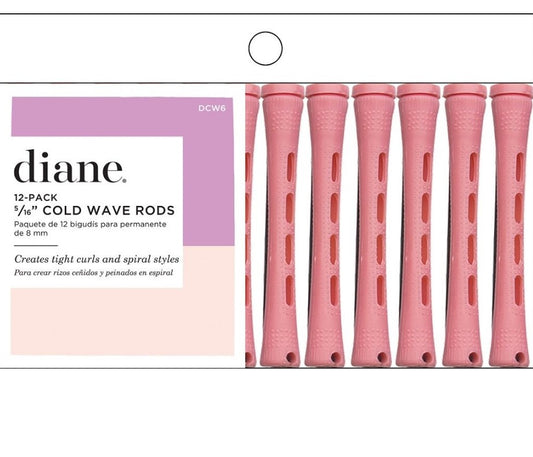 DIANE COLD WAVE RODS PINK 5/16 12 PK