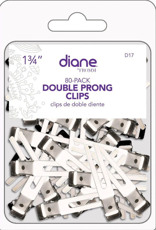 DIANE DOUBLE PRONG CLIPS 80 PK D17