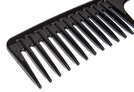 PEINE CHAMPÚ DIANE HUESO NEGRO 10 RASTRILLO D142