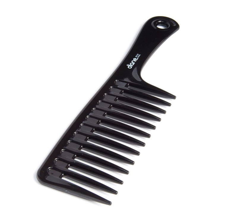 PEINE CHAMPÚ DIANE HUESO NEGRO 10 RASTRILLO D142