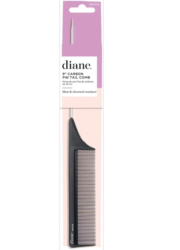 DIANE CARBON PIN TAIL COMB #9" #DBC009