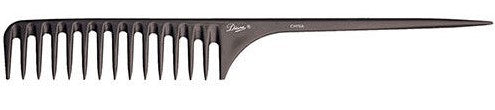 DIANE PIN TAIL COMB #11-1/2 BLACK D3901