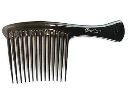 Peine de hueso para rastrillo Diane Rage, color negro, D140