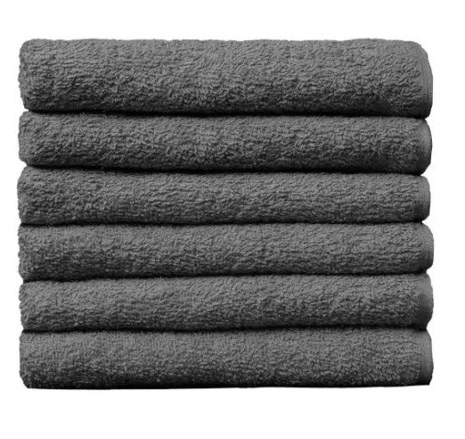 TOALLAS DIANE RESISTENTES A LAS MANCHAS 100 % ALGODÓN NEGRAS 12 PK 25106