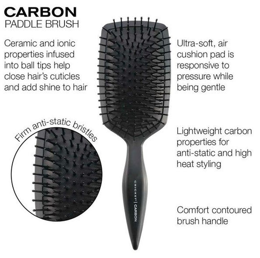 CRICKET CARBON PADDLE BRUSH #5511497