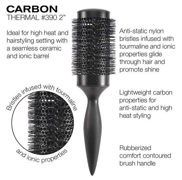 CRICKET CARBON THERMAL 390 ROUND BRUSH #5511495