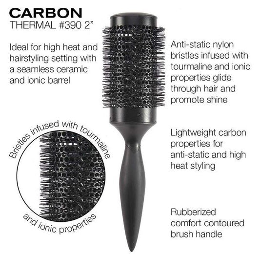 CRICKET CARBON THERMAL 390 ROUND BRUSH #5511495