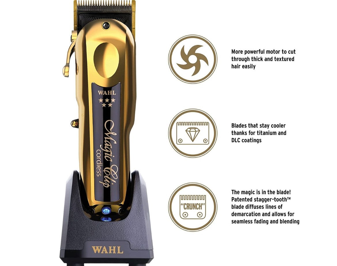 WAHL MAGIC CORDLES GOLD CLIPPER #08148-700