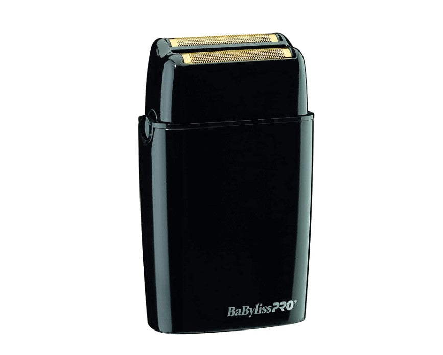 BABYLISSPRO CORDLESS BLACK METAL DOUBLE FOIL SHAVER #FXFS2B