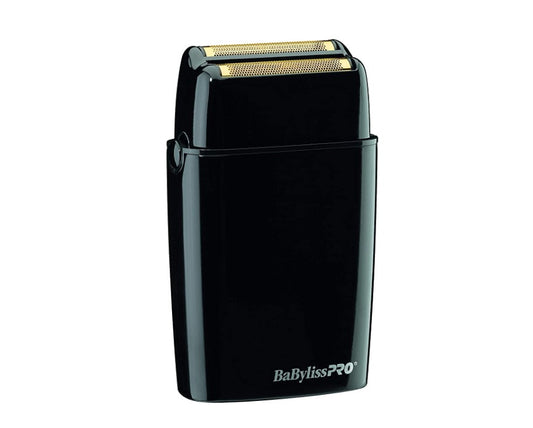 BABYLISSPRO CORDLESS BLACK METAL DOUBLE FOIL SHAVER #FXFS2B