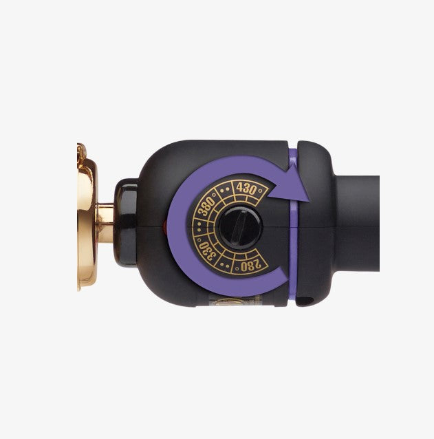 RIZADORA/VARILLA DE RIZAR CON RESORTE DE ORO DE 24 K DE HOT TOOLS, VARIAS TAMAÑOS