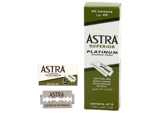 ASTRA RAZOR BLADE DOUBLE SIDE (GREEN)100 Pk