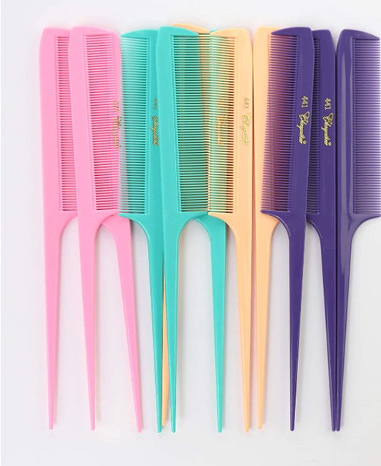 KREST CLEOPATRA EXTRA FINE RATTAIL COMB 12PK #441