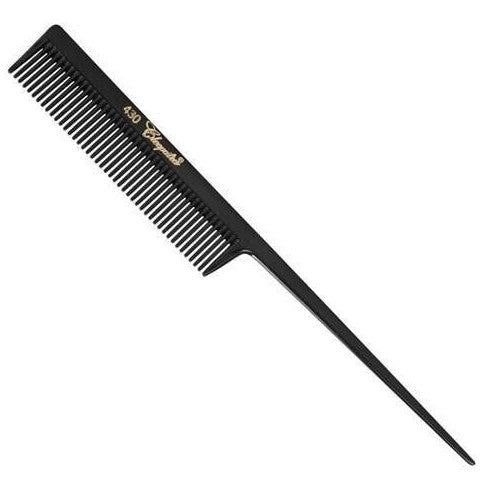KREST CLEOPATRA COARSE-TOOTH RATTAIL COMB 12PK #430 BLACK