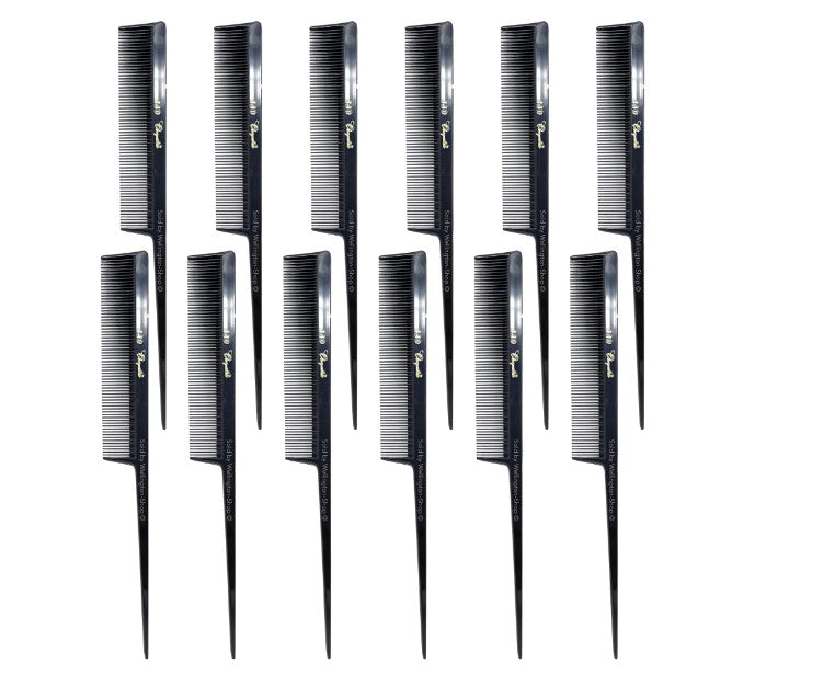 KREST CLEOPATRA FINE TOOTH RATTAIL COMB 12 PK #440
