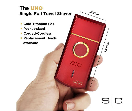 STYLECRAFT UNO SINGLE FOIL SHAVER RED #SCUNOSFSR