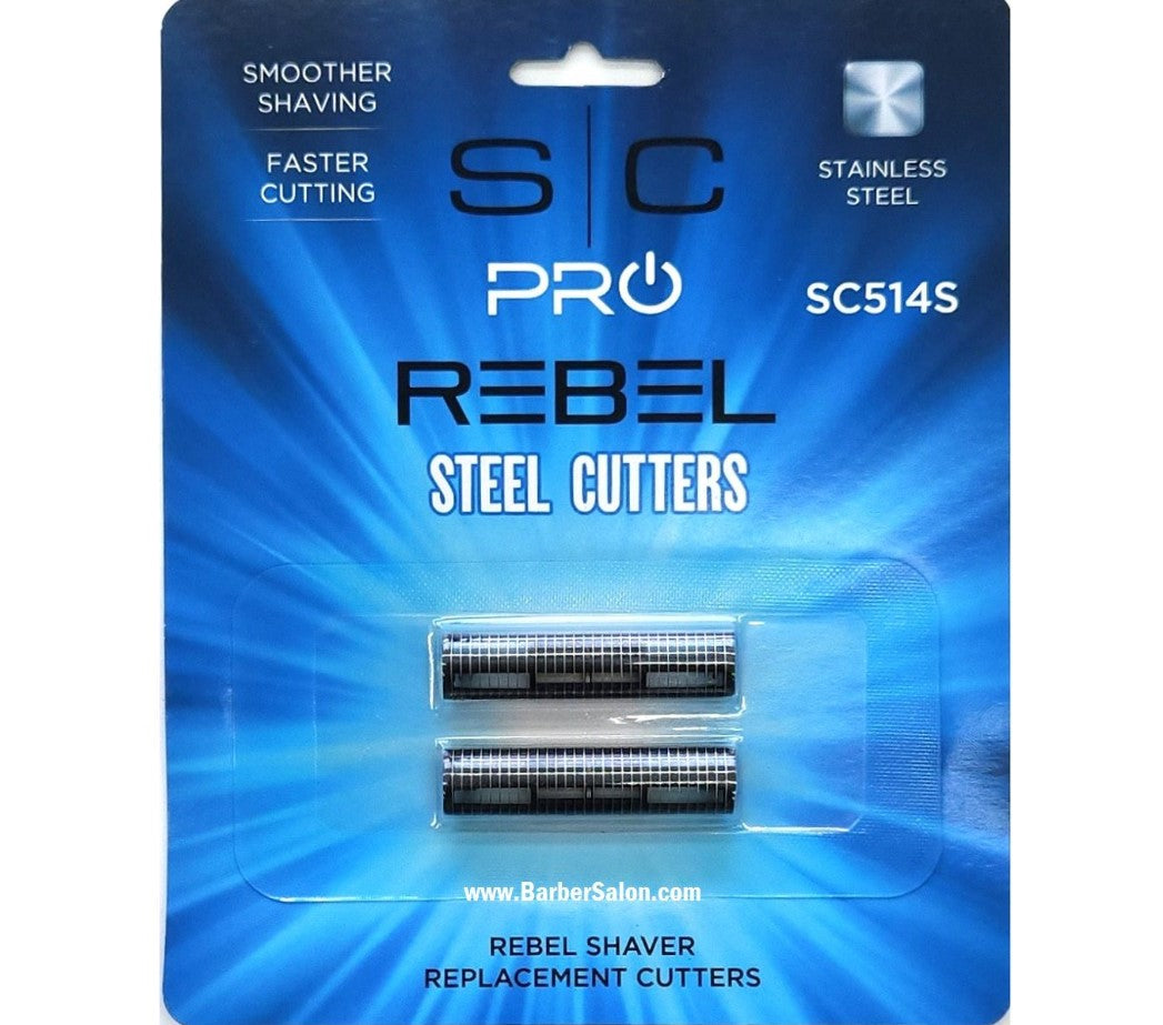 STYLECRAFT REPLACEMENT REBEL SHAVER SET OF 2 CUTTER BLADES #SC514S