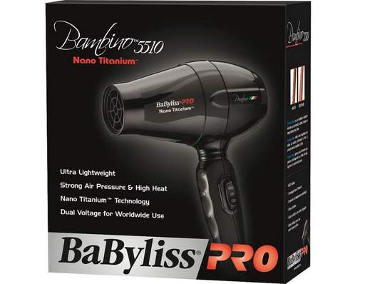 BABYLISS PRO BAMBINO DRYER BLACK #BNT5510UC