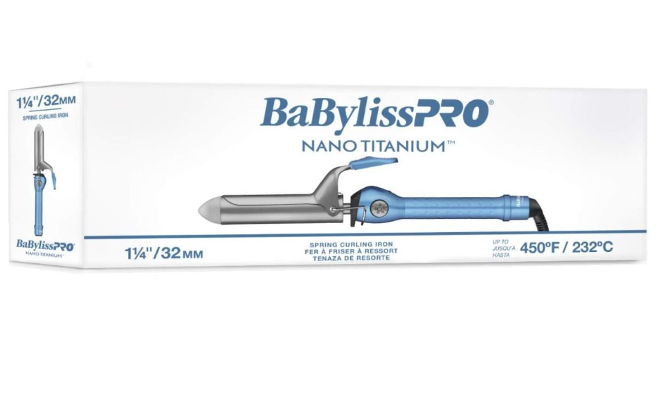 RIZADORA DE RESORTE DE TITANIO NANO BABYLISS PRO 1-1/4" #BNT125S