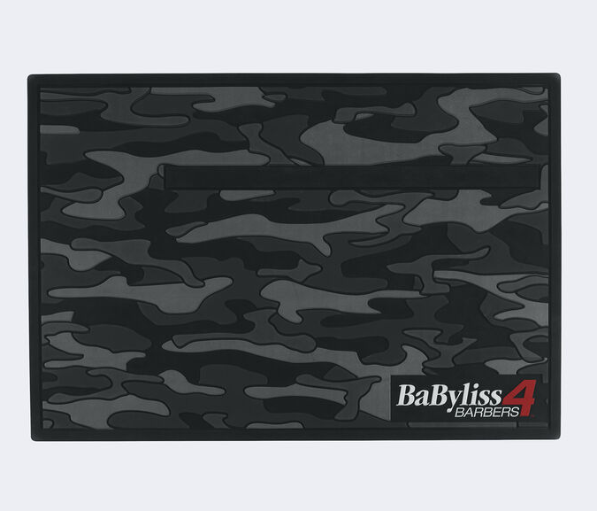 BABYLISSPRO® BLACK CAMO MAGNETIC STRIP BARBER MAT BMAGMATB