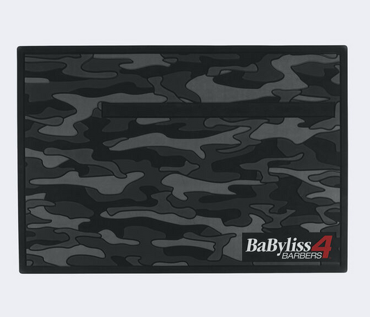 BABYLISSPRO® BLACK CAMO MAGNETIC STRIP BARBER MAT BMAGMATB