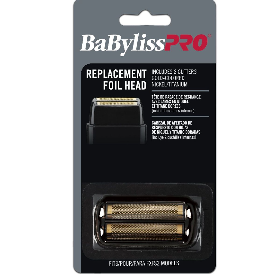 BABYLISS PRO FOILFX02 AFEITADORA DOBLE NEGRA DE LÁMINA FXRF2B