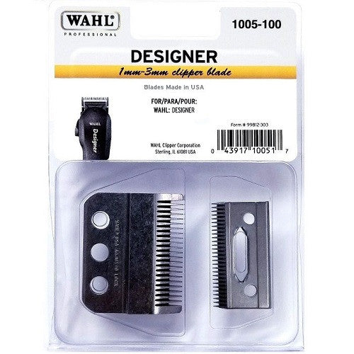 WAHL 3 HOLE CLIPPER BLADE -ADJUST LOCK DESIGNER #01005-100