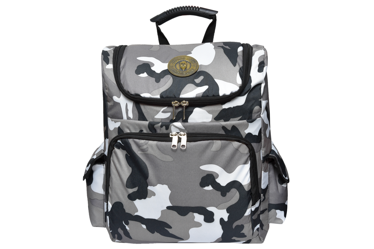 MOCHILA MOREVILE BARBER CAMUFLAJE GRIS