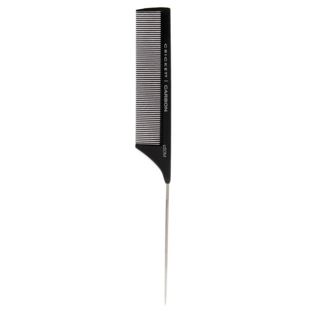 PEINE DE CARBONO CRICKET C50M CON DIENTES FINOS SIN COSTURAS (RATT DE METAL)