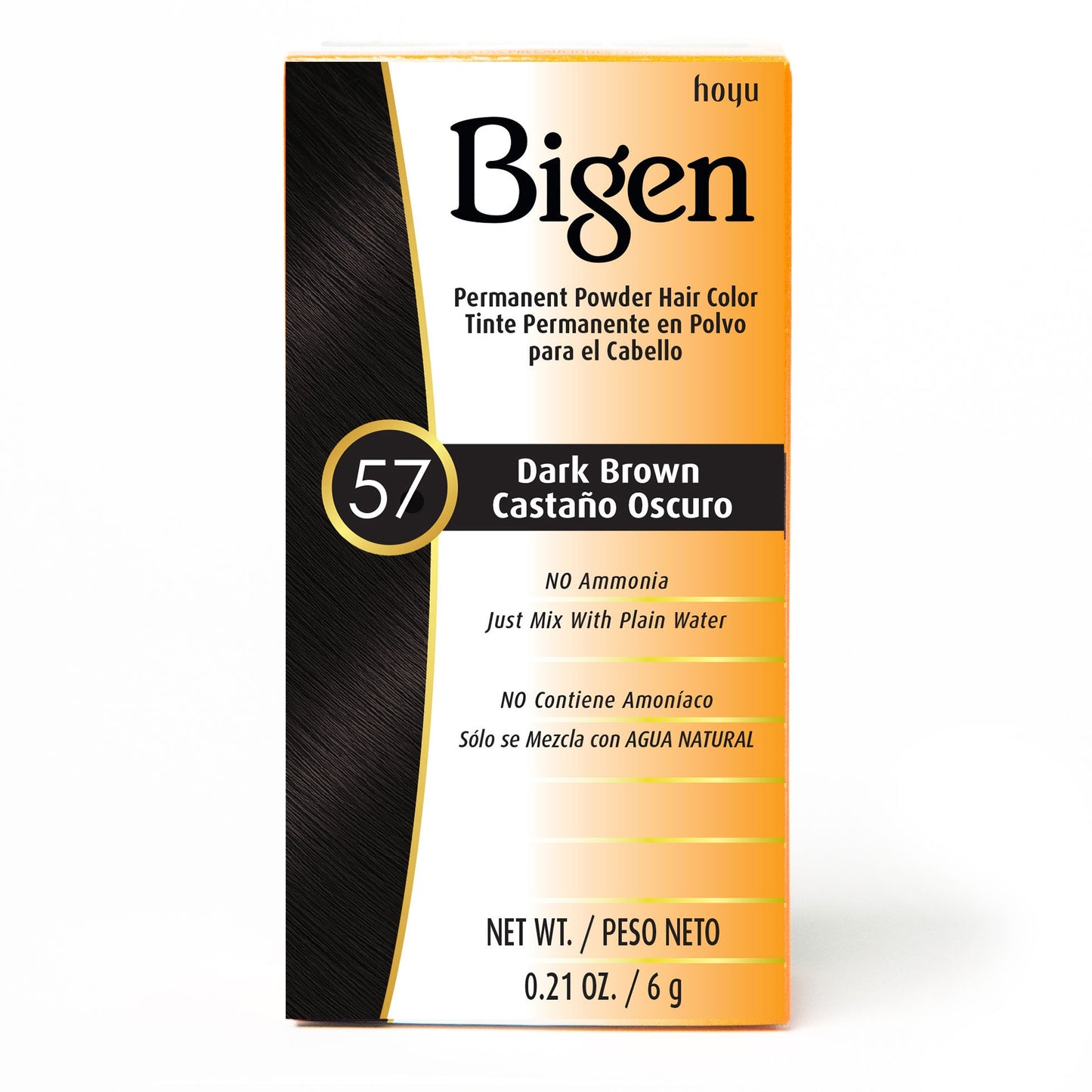 BIGEN PERMANENT POWDER HAIR COLOR DARK BROWN 57