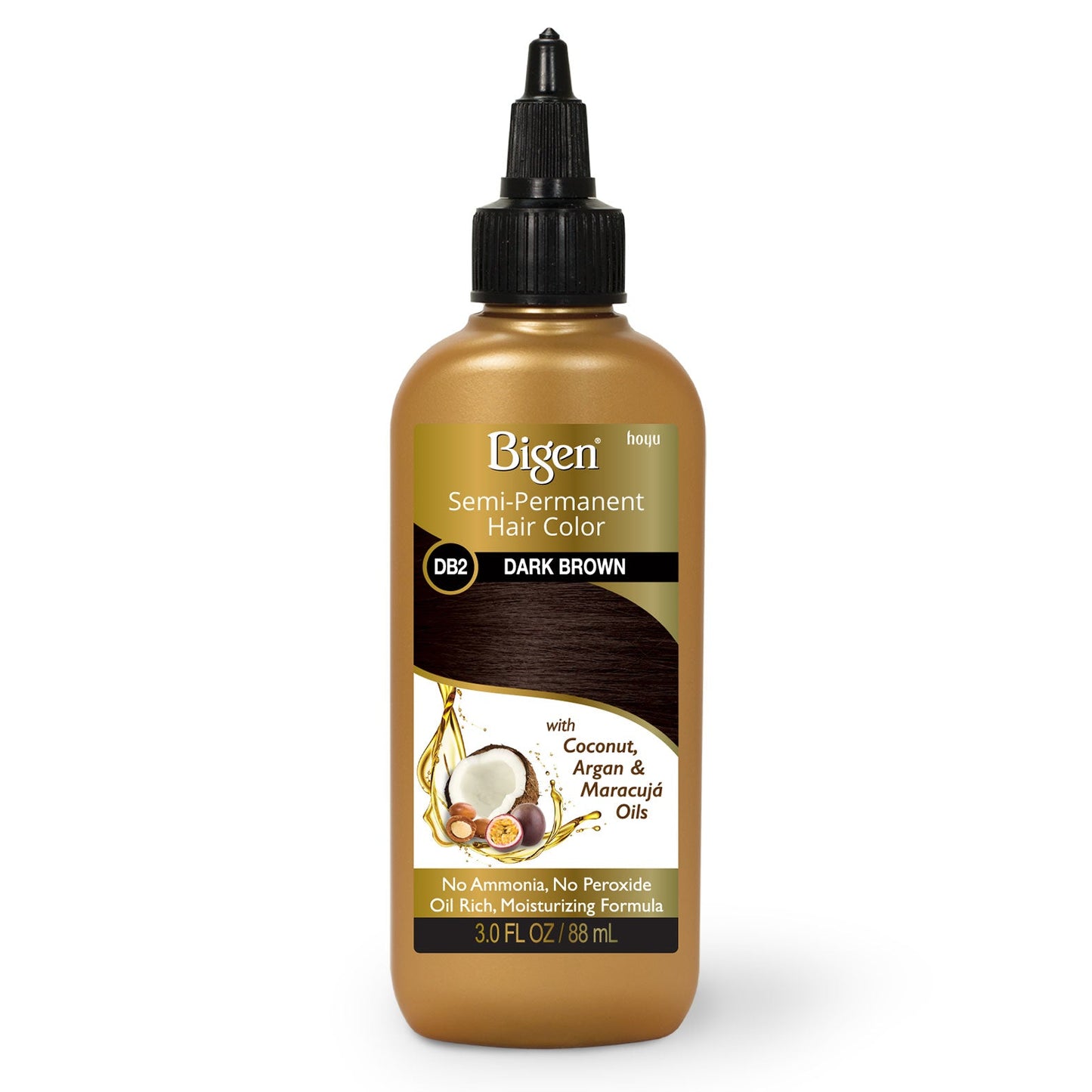 BIGEN SEMI-PERMANENT HAIR COLOR DARK BROWN DB2