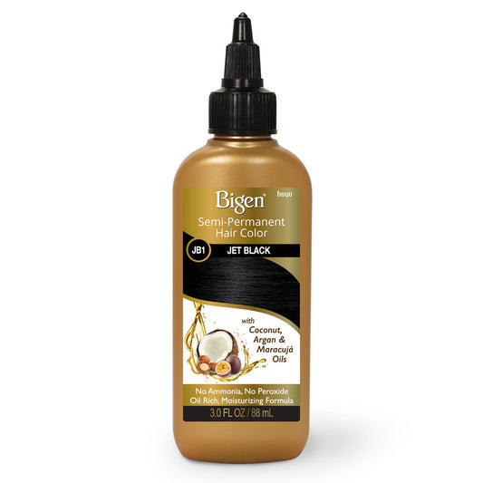 BIGEN SEMI-PERMANENT HAIR COLOR JET BLACK JB1