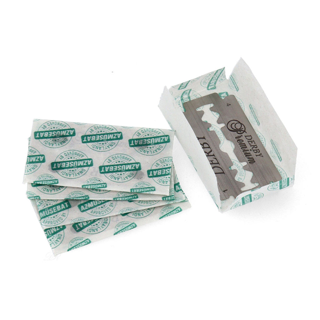 DERBY DOUBLE EDGE BLADE PREMIUM 100 PK 5 PACK OF 5 BLADES
