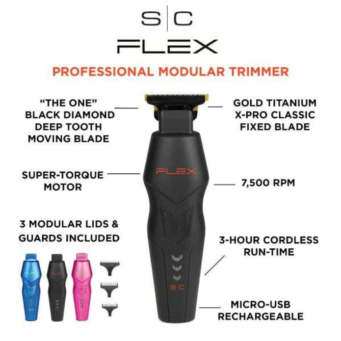 STYLECRAF FLEX PROFESSIONAL CORDLESS TRIMMER #SC406M