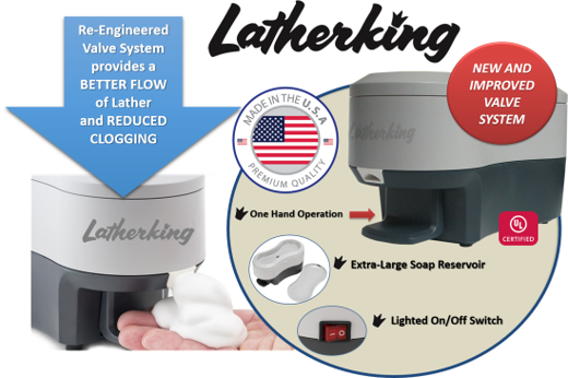 MÁQUINA DE AFEITAR LATHERKING