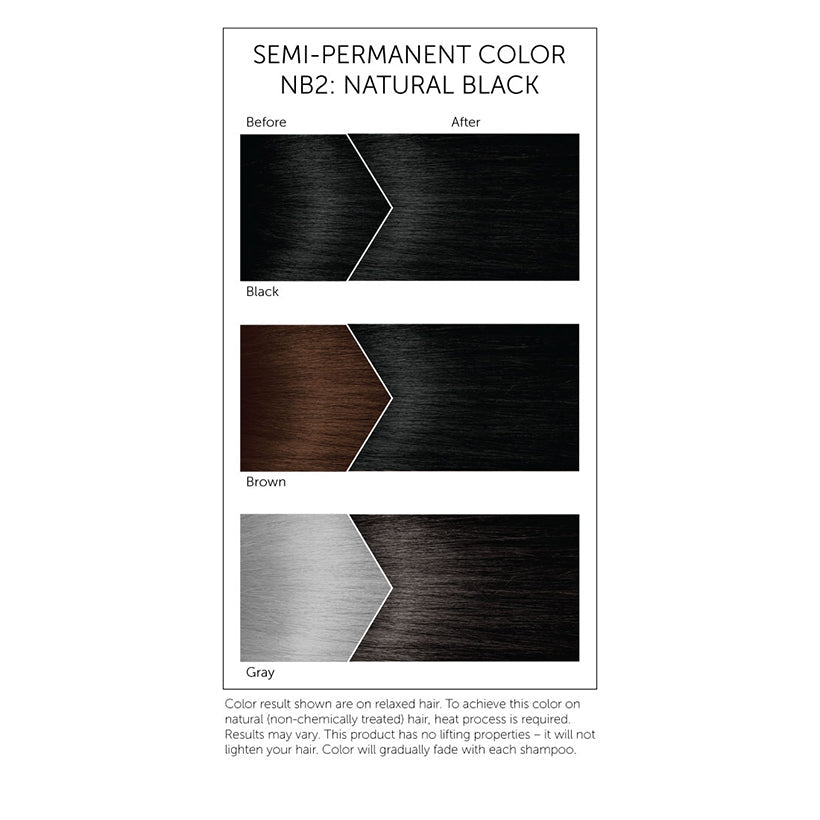 BIGEN SEMI-PERMANENT HAIR COLOR NATURAL BLACK NB2