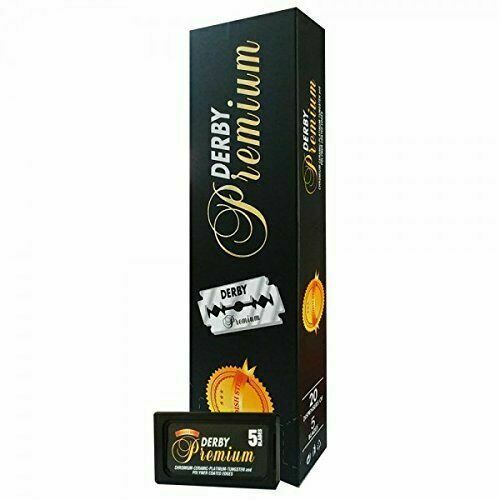 DERBY DOUBLE EDGE BLADE PREMIUM 100 PK  5 PACK OF  5 BLADES