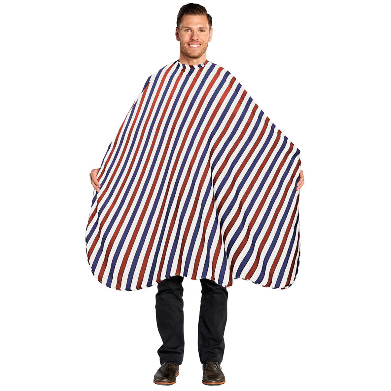 SCALPMASTER MODERN STRIPED CUTTING CAPE #4145